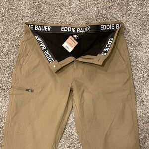 Eddie Bauer Tan Fleece Lined Pants